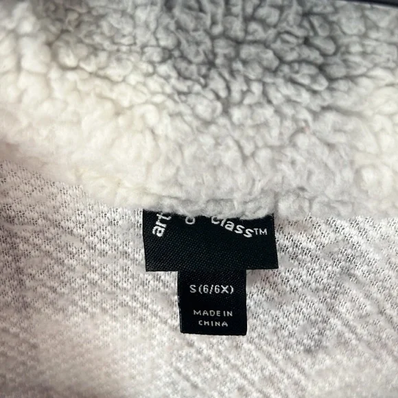 Art Class Plaid Shacket - Girls S 6/6X - Picture 2 of 5